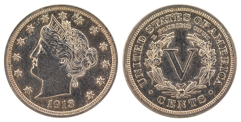 1913 Liberty Head Nikeli